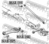 MITSUBISHI MB891644 Control Arm-/Trailing Arm Bush